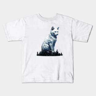 Cat Pet Animal Beauty Nature City Discovery Kids T-Shirt